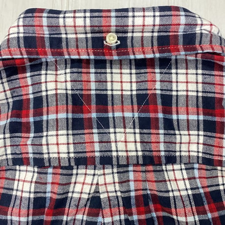 USA規格 トミーヒルフィガー TOMMY HILFIGER クラシック フランネル チェックシャツ (R4F-32)