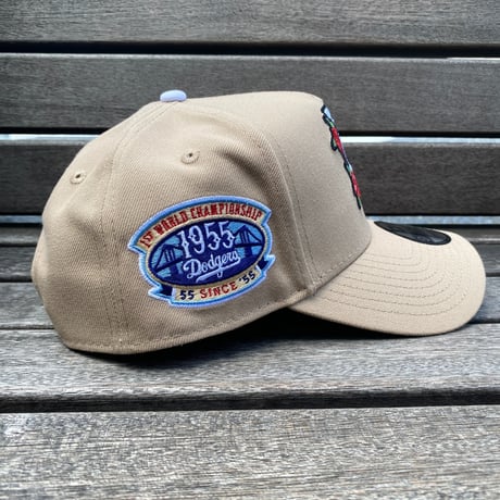 球団史上初優勝記念 Newera ニューエラ 9Forty Aフレーム LA Dodgers ロサンゼルス ドジャース 薔薇 キャップ (940-212)