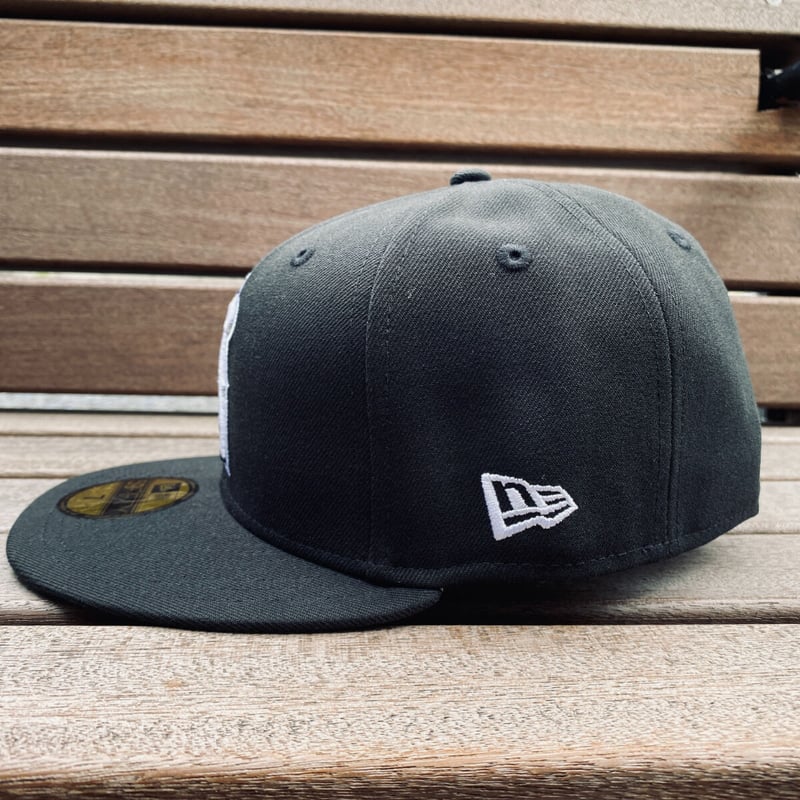 NEWERA59FIFTY LAエンジェルスエンジェルカスタムキャップブラック1 59FIFTY ニューエラ Newera ロサンゼルス エンゼルス LA Angels ブラッ