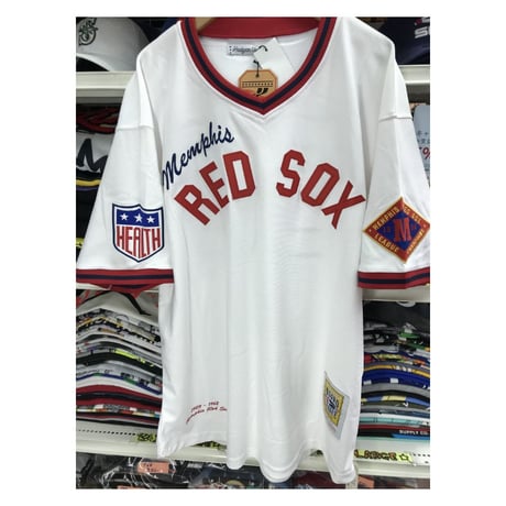 NEGRO LEAGUE メンフィス レッドソックス Redsox BBシャツ ユニフォーム Vネック 背番号50 (HGC-BB63)