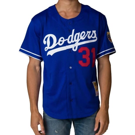 Mitchell&Ness ミッチェル&ネス BPジャージ LA ロサンゼルス Dodgers ドジャース MLB クーパーズタウン #31 ピアッツァ USA正規品