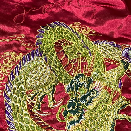 KIDS 横須賀発祥 スカジャン 横須賀ジャンパー SUKAJAN 中綿入り Dragon 龍
