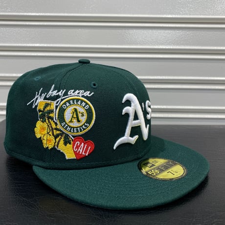 限定モデル 59FIFTY ニューエラ Newera ベイエリア As オークランド アスレチックス MLB