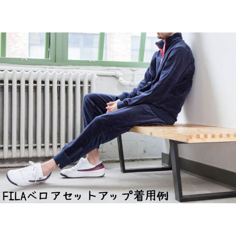 アメリカ限定 FILA フィラ Velour ベロア 上下 セットアップ 赤 