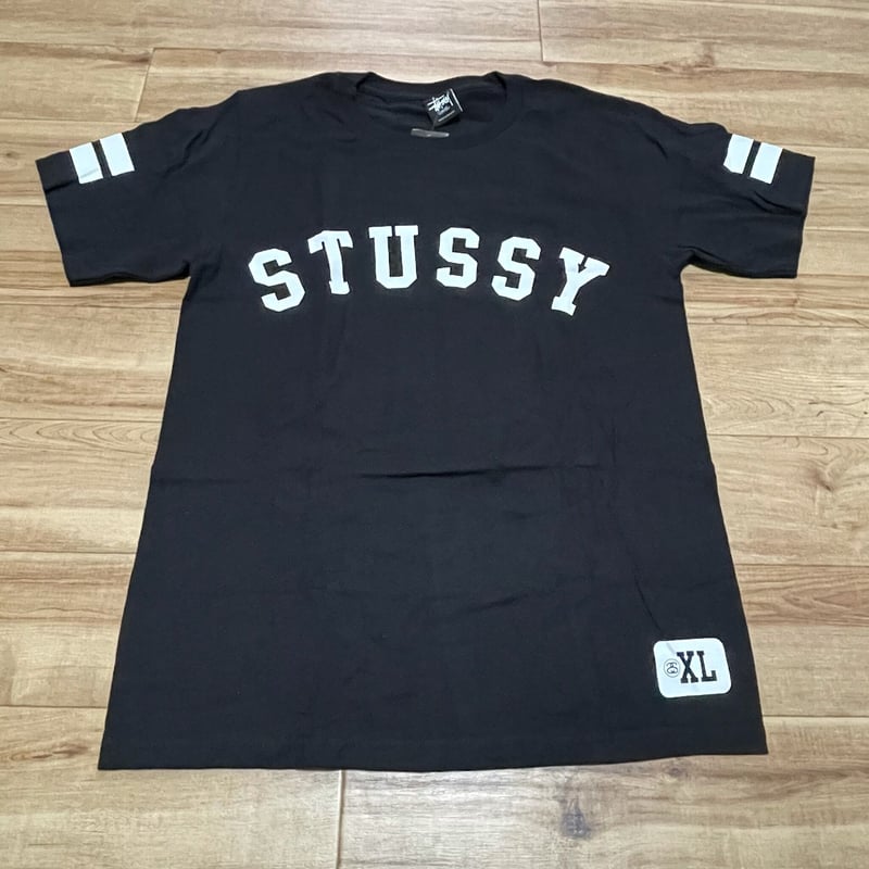 S】 Stussy ステューシー オーセンティック 半袖 Tシャツ 黒 ベース