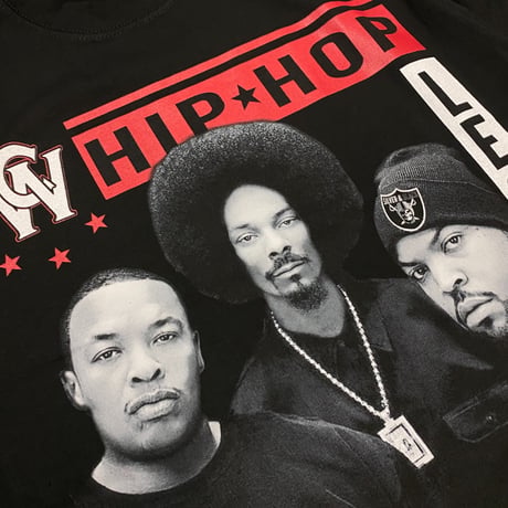 LA発 WC HIPHOP Legends ウェストコースト グラフィック ヘビーウェイト Tシャツ (GTS45)