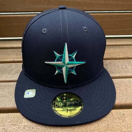 限定 NEWERA ニューエラ 59FIFTY スプリングトレーニング メッシュキャップ Mariners マリナーズ (25-3)