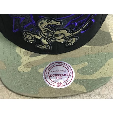 Mitchell&Ness ミッチェル&ネス NBA トロント Raptors ラプターズ 迷彩 スナップバックキャップ