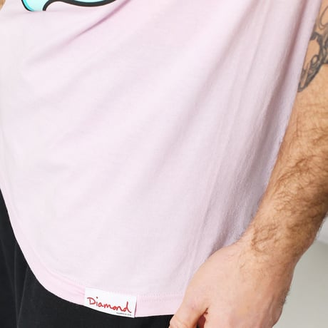 USA製 【M】 Diamond Supply Co ダイヤモンドサプライ 半袖 Ｔシャツ Blow Me ピンク LA