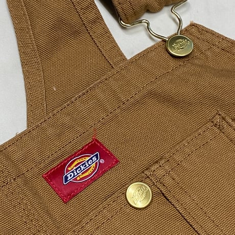 USAライン Dickies ディッキーズ Classic Bib Overall クラシック オーバーオール Brown Duck (OA16)