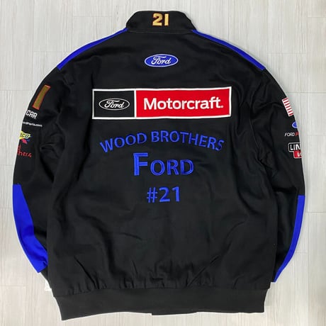 NASCAR ナスカー JHデザイン QuickLane21 マット ディベネデット 黒 レーシングジャケット