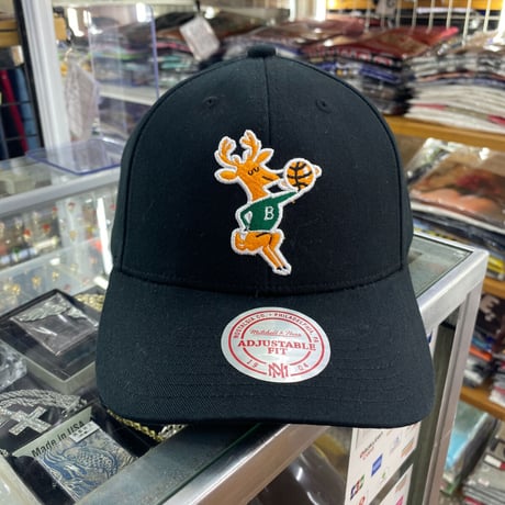 Mitchell&Ness ミッチェル&ネス NBA バックス Bucks 1968 初代ロゴ スナップバックキャップ