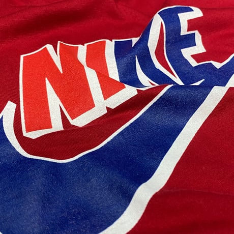 USAモデル NIKE ナイキ 半袖 ナショナルカラーロゴ  Tシャツ 赤 RED (NK2)
