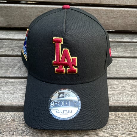 海外限定 Newera ニューエラ 9Forty Aフレーム LA Dodgers ドジャース キャップ 60th anniv  (940-111)