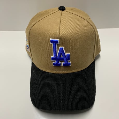 海外限定 Newera ニューエラ 9Forty Aフレーム LA Dodgers ドジャース 40周年記念 コーデュロイ キャップ (940-286)