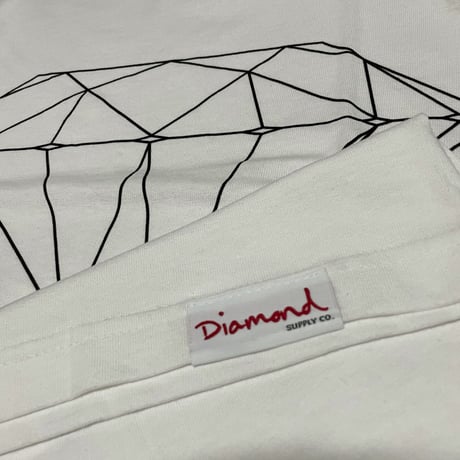 米国製 【S】 ダイヤモンドサプライ Diamond Supply Co タンクトップ 白 黒 ブリリアント LA ストリート