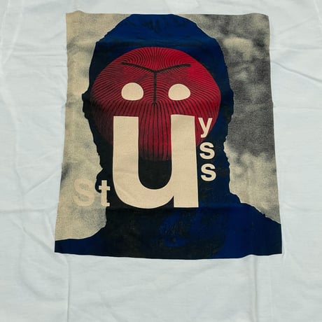 Stussy ステューシー 半袖 U Face Uフェイス Tシャツ 白 USA正規品 ストリート ラグナビーチ 西海岸 (13)