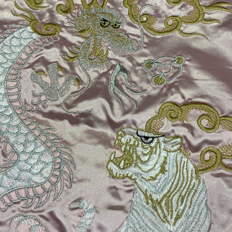 横須賀発祥 スカジャン Yokosuka刺繍入り SUKAJAN 龍虎 Tiger