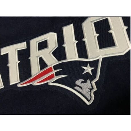 【4XL】 JHデザイン NFL ニューイングランド ペイトリオッツ Patriots スタジアムジャンパー アメフト 黒 スタジャン