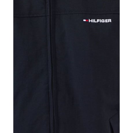 トミーヒルフィガー TOMMY HILFIGER ナイロン ヨットジャケット 撥水加工 ブラック