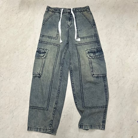プレミアムジーンズ True Religion トゥルーレリジョン Big T Cargo Pant ビッグT カーゴデニム (JNS263)