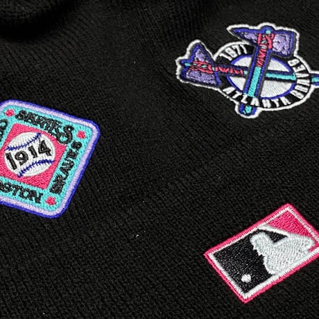 USA限定 NEWERA ニューエラ MLB WSチャンピオンズ ニット帽 アトランタ ブレーブス Braves