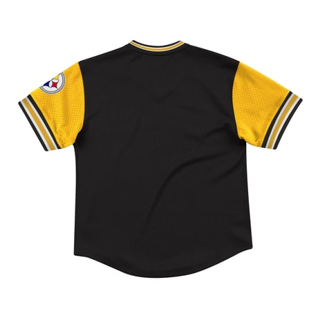 Mitchell&Ness ミッチェル&ネス NFL ピッツバーグ スティーラーズ  Vネック T.PROSPECT ジャージ