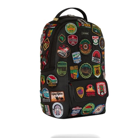 特別限定 SPRAYGROUND アフリカン インテリジェンス A.I. THE 54 PATCHES OF AFRICA カーゴバックパック