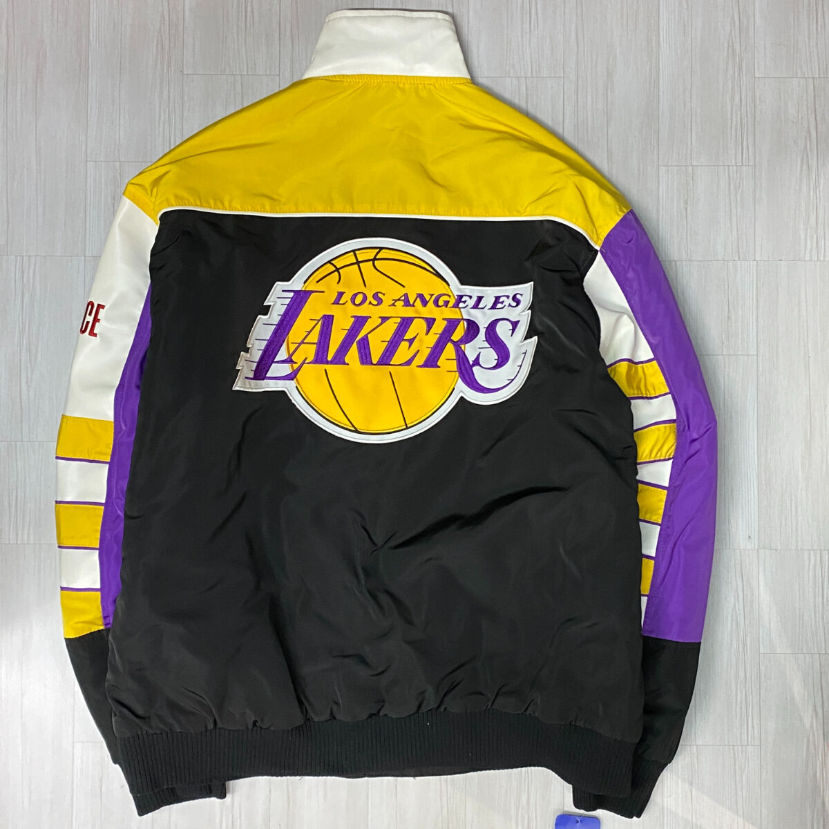 JH デザイン Lakers レイカーズ リバーシブル スタジャン USA限定 JHデザイン LA Lakers ロサンゼルス レイカーズ