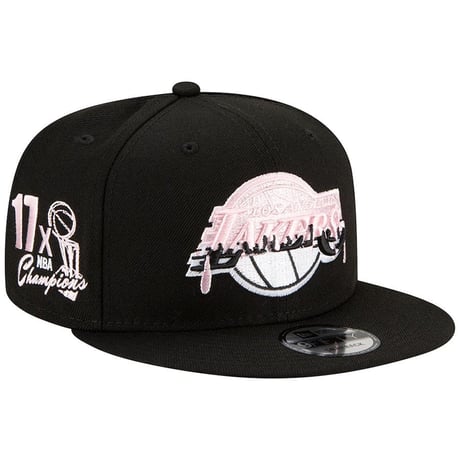 USA限定 Newera ニューエラ NBA  9FIFTY ロサンゼルス レイカーズ Q3 QT スナップバックキャップ