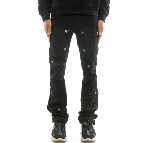KDNK スキニーフレアパンツ 海外限定 KDNK ディーケーエヌケー Stacked Skinny Flare