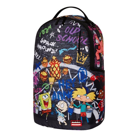 米国仕様 SPRAYGROUND ニコロデオン 90s Nick Toon テイクオーバー 落書き バックパック (BKPK8)
