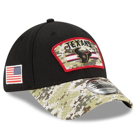 Newera ニューエラ NFL 39THIRTY ヒューストン テキサンズ Texans ストレッチキャップ 迷彩