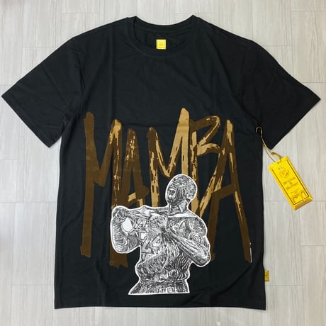 米国ブランド Bricks & Butter ブリックス＆バター 半袖 Mamba グラフィック Tシャツ 黒