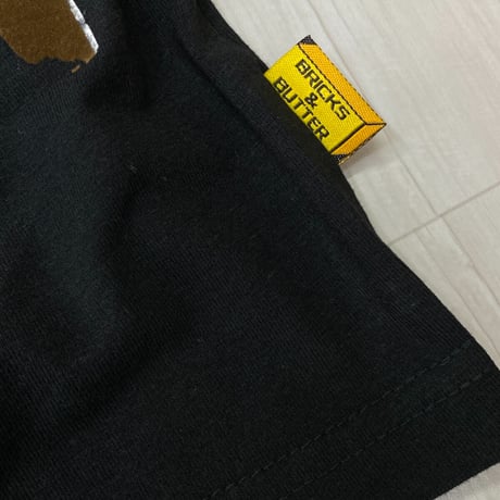 米国ブランド Bricks & Butter ブリックス＆バター 半袖 Mamba グラフィック Tシャツ 黒