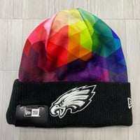 限定 NEWERA ニューエラ NFL クルーシャル キャッチ Philadelphia Eagles イーグルス Prism (Beanie156)