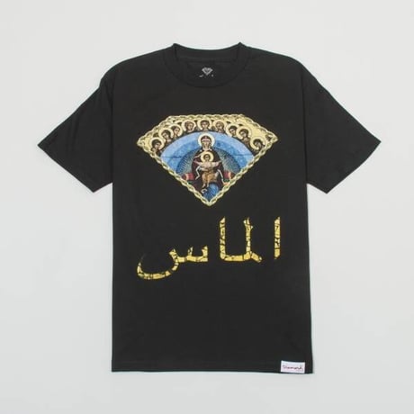USA製 【XL】 Diamond Supply Co ダイヤモンドサプライ 半袖 Ｔシャツ ArabicMary 黒 LA