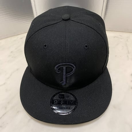 9FIFTY ニューエラ Newera フィラデルフィア フィリーズ PHI Phillies スーパーブラック スナップバックキャップ BOB (950-163)