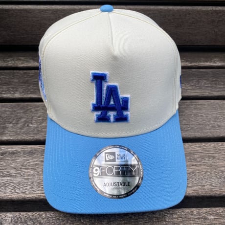 海外限定 Newera 9Forty Aフレーム LA Dodgers ロサンゼルス ドジャース Jackie.R 75th キャップ (940-210)
