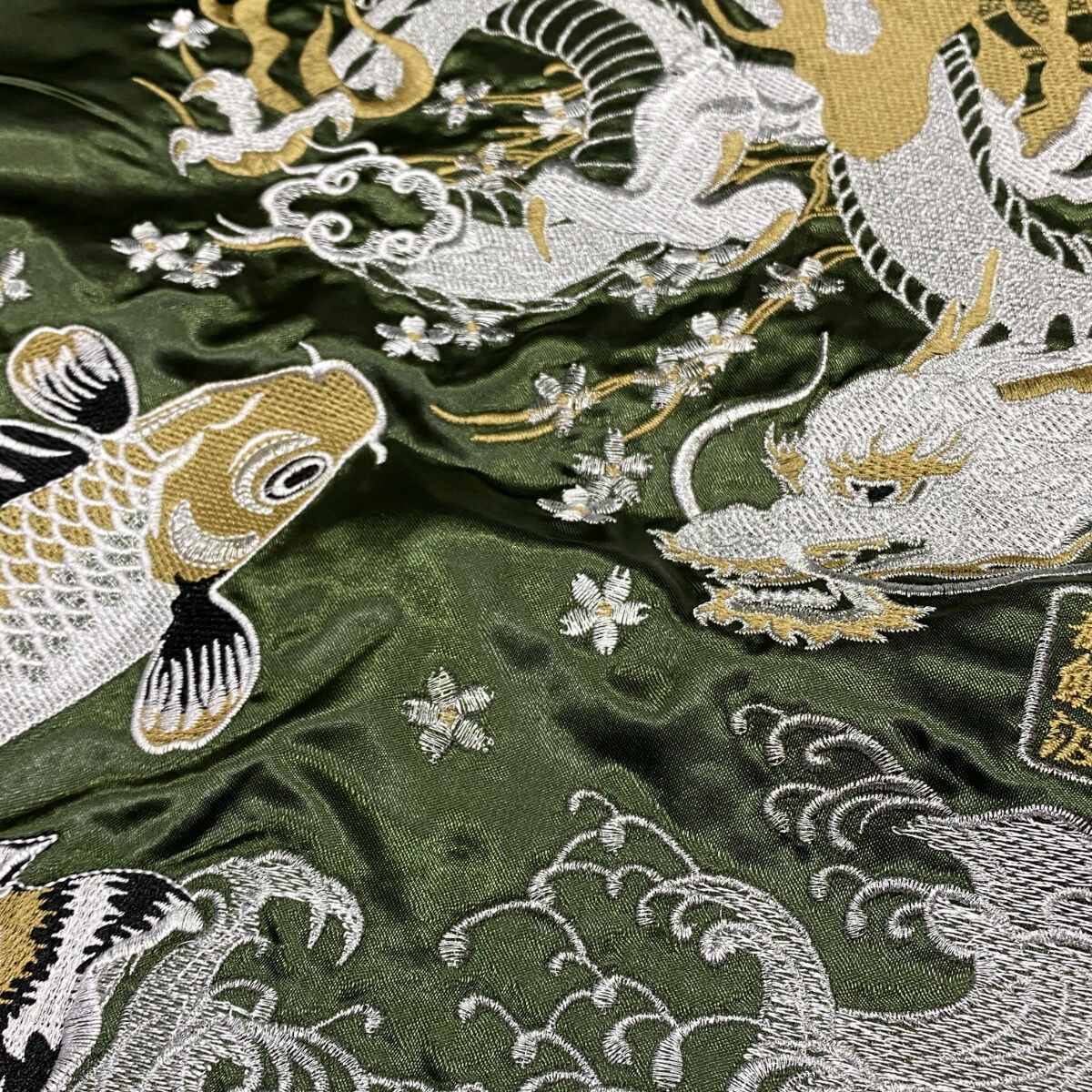 プリンス商会　刺繍　龍　白虎　スカジャン　横須賀　YOKOSUKA 中綿入り original