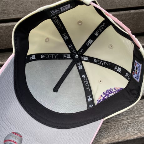 海外限定 Newera ニューエラ 9Forty Aフレーム LA Dodgers ロサンゼルス ドジャース キャップ 100周年記念 (940-205)