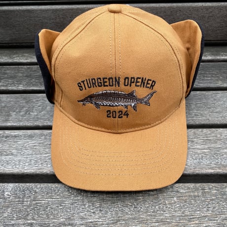 限定 イヤーフラップキャップ Bass Pro Shops バスプロショップス Sturgeon Opener 2024 チョウザメ  (Bps63)