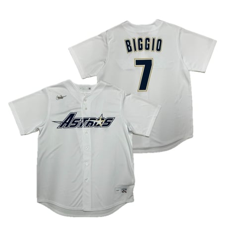 NIKE ナイキ Astros アストロズ Biggio クレイグ ビジオ MLB クーパーズタウンジャージー (MLBJ7)