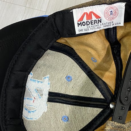 アメリカ製 Vintage MODERN SPORTSWEAR ヴィンテージ レザーキャップノースカロライナ大学