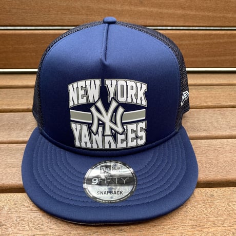 海外限定 ニューエラ LogoTrucker 9Fifty ニューヨーク ヤンキース Yankees トラッカーキャップ MLB