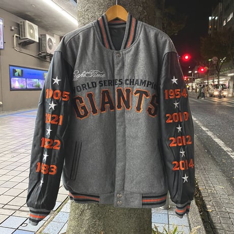 MLB公認 JHデザイン SF ジャイアンツ GIANTS 限定 チャンピオンズ記念 リバーシブル メルトン スタジャン