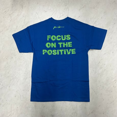 LA発 Positive Wear Clothing ポジティブウェア クロージング Smash Hate Tシャツ (PWT42blu)