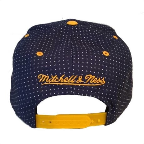 Mitchell&Ness クリーブランド Cavs キャバリアーズ NBA公式 ドット柄 スナップバックキャップ