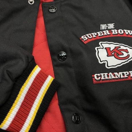 NLF公式 JHデザイン KC CHIEFS カンザスシティ チーフス スーパーボウル チャンピオンズ スタジャン
