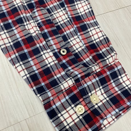 USA規格 トミーヒルフィガー TOMMY HILFIGER クラシック フランネル チェックシャツ (R4F-32)